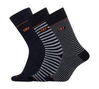 CR7 Herren 3er Pack Socken Hängend Herrensocken, Mehrfarbig, Einheitsgröße