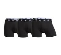 CR7 Herren Boxer Shorts, 3er Pack - Trunks, Organic Cotton Stretch Schwarz L