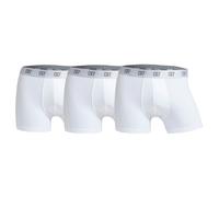 CR7 Herren Boxer Shorts, 3er Pack - Trunks, Organic Cotton Stretch Weiß L