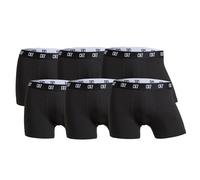 CR7 Herren Boxer Shorts, 6er Pack - Trunks, Cotton Stretch Schwarz / L L Schwarz