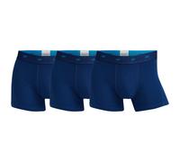 CR7 Herren Boxershorts, 3er Pack - Bambus-Viskose,Trunks, Cotton Stretch, Logobund Blau 2XL