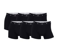 CR7 Herren Boxershorts, 6er Pack - Bambus-Viskose,Trunks, Cotton Stretch, Logobund S Schwarz
