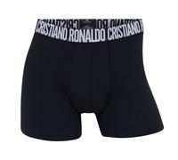 CR7 Herren Boxershorts, 6er Pack - Trunks, Cotton Stretch, Logobund Schwarz / 2XL XXL Schwarz