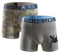 CR7 Ronaldo Jungen Boxershort 2er Doppelpack - ActionBrown Gr. 4-6