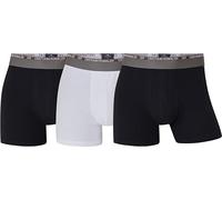 CR7 Underwear Boxershorts für Herren, atmungsaktive Bio-Baumwolle mit weichem Bund, mehrfarbig, 3 Stück, bunt, Large