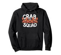 Crab Squad Ocean Beach Summer Party Sea Crustacean Meeresfrüchte Pullover Hoodie