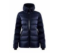 Craft ADV EXPLORE DOWN JACKET | Daunenjacke Damen S | Blaze | Verstellbare Kapuze und hohem Kragen | Wasserabweisende Winterjacke Damen | Winddichter Daunenparka Damen