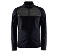 Craft ADV Explore Fleece Midlayer Herren 3 XL | Black | Fleecejacke Herren aus recyceltem Polyester | Seitentaschen & Brusttaschen mit Reißverschluss | Pullover für Herren zum Wandern und Skifahren