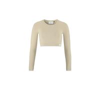 Craft Collective RIB Cropped Long Sleeve TOP Women hay (608000) M/L