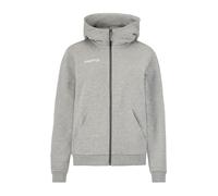 Craft Community 2.0 Logo Full-Zip-Hoodie Damen - Grey Melange / XL