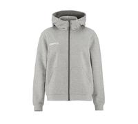 CRAFT Community 2.0 Logo Kapuzenjacke Damen 950000 - grey melange XXL