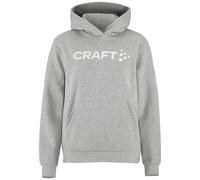 Craft Kapuzenpullover Community 2.0 Hoodie (hoher Tragekomfort) hellgrau Damen, Größe XXL