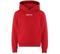 CRAFT Community 2.0 Logo Hoodie Kinder 430000 - bright red 134/140