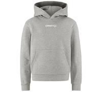 CRAFT Community 2.0 Logo Hoodie Kinder 950000 - grey melange 122/128