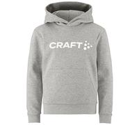 CRAFT Community 2.0 Logo Hoodie Kinder 950000 - grey melange 146/152
