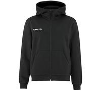 Craft Kapuzenpullover Community 2.0 Logo Full Zip Hoodie (Baumwolle/Polyester) schwarz Damen, Größe S