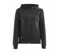 Craft Kapuzenjacke Community 999000 Damen Front-Reißverschluss sportliche Passform Schwarz L