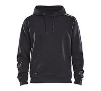 c.r.a.f.t. Jeans Kapuzenpullover Community – athletische Passform, Schwarz, Herren XXL