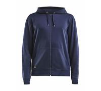 Craft Community Hoodie mit Zipper für Herren | Größe XXL | Navy | Hoodie mit Reißverschluss | Sweatjacke Herren mit Kapuze | Kapuzenpullover | Sweatshirt | Mikrofaser-Baumwolle-Mix