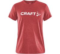 Craft Damen T-Shirt COMMUNITY LOGO SS TEE 1913422-430200 XL Bright Red-Melange