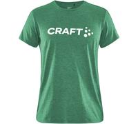 CRAFT Community Logo T-Shirt Damen 651200 - team green/melange S