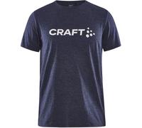 CRAFT Community Logo T-Shirt Kinder 390200 - navy melange 146/152