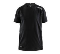 Craft Sport-Tshirt Community Mix (Baumwolle) schwarz Kinder, Größe 134/140