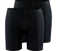 Craft Herren Boxershort CORE Dry 6-Inch 2Pk Boxer 1910439-999000 L Black