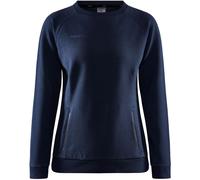 Craft Sweatshirt Core Soul Crew (komfortable Passform, Front-Reißverschluss) darknavy Damen, Größe S