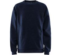 Craft Sweatshirt Core Soul Crew (komfortable Passform, Front-Reißverschluss) darknavy Kinder, Größe 134/140