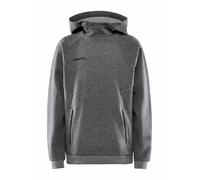Craft Kapuzenpullover Hoodie Core Soul Sweatshirt (komfortable Passform) dunkelgrau Damen, Größe XS