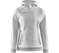 Craft Kapuzenpullover Hoodie Core Soul Sweatshirt (komfortable Passform) hellgrau Damen, Größe S