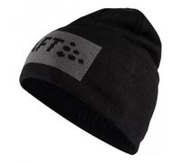 Craft Core Suare Logo Knit Hat - black pace