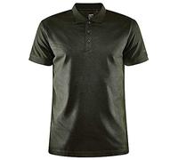 Craft CORE Unify Polo Shirt | Poloshirt Herren XL | Woods Melange | Funktionelles Recyclingpolyester | sehr guter Feuchtigkeitstransport | Quick Dry Poloshirt Herren Kurzarm | Trainingsshirt Herren