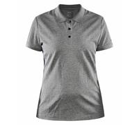 Craft Damen Core Unify Poloshirt Polohemd, grau, XS