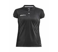 Craft Damen Poloshirt Pro Control Impact Polo 1908226-999900 XXL Black/White