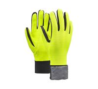Craft Essence Hybrid Laufhandschuhe Unisex - neongelb, silber, Größe M