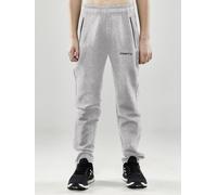 Craft Freizeithose Core Soul Zip Sweatpants (weiches Material) lang grau Kinder, Größe 146/152