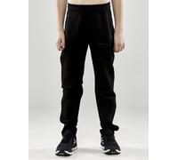 Craft Freizeithose Core Soul Zip Sweatpants (weiches Material) lang schwarz Kinder, Größe 134/140