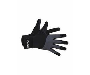 Craft Handschuhe ADV Lumen Fleece Glove - schwarz/grau - 1 Paar, Größe L