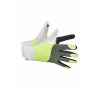 Craft Handschuhe ADV Lumen Fleece Glove - weiss/limegelb/schwarz - 1 Paar, Größe L