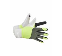 Craft Handschuhe ADV Lumen Fleece Glove - weiss/limegelb/schwarz - 1 Paar, Größe XL