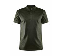 Craft Sport-Polo Core Unify (funktionelles Recyclingpolyester) dunkelgrün Herren, Größe L