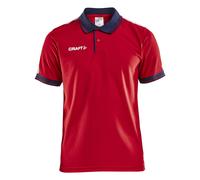 Craft Herren Poloshirt Pro Control Poloshirt 1906734-430390 XXXL Bright Red/Navy