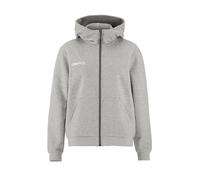 CRAFT Community 2.0 Logo Kapuzenjacke Damen 950000 - grey melange XL