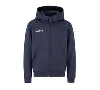 Craft Kapuzenpullover Community 2.0 Logo Full Zip Hoodie (Baumwolle/Polyester) navyblau Kinder, Größe 122/128