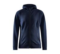 Craft Kapuzenpullover Core Soul Full Zip Hood (weiches Material, mit Reißverschlusstaschen) darknavy Damen, Größe S