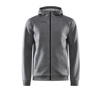 Craft Kapuzenpullover Core Soul Full Zip Hood (weiches Material, mit Reißverschlusstaschen) dunkelgrau Herren, Größe XXXL