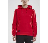 Craft Kapuzenpullover Hoodie Community (athletische Passform) rot Damen, Größe XS