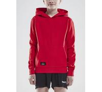Craft Kapuzenpullover Hoodie Community (athletische Passform) rot Kinder, Größe 122/128